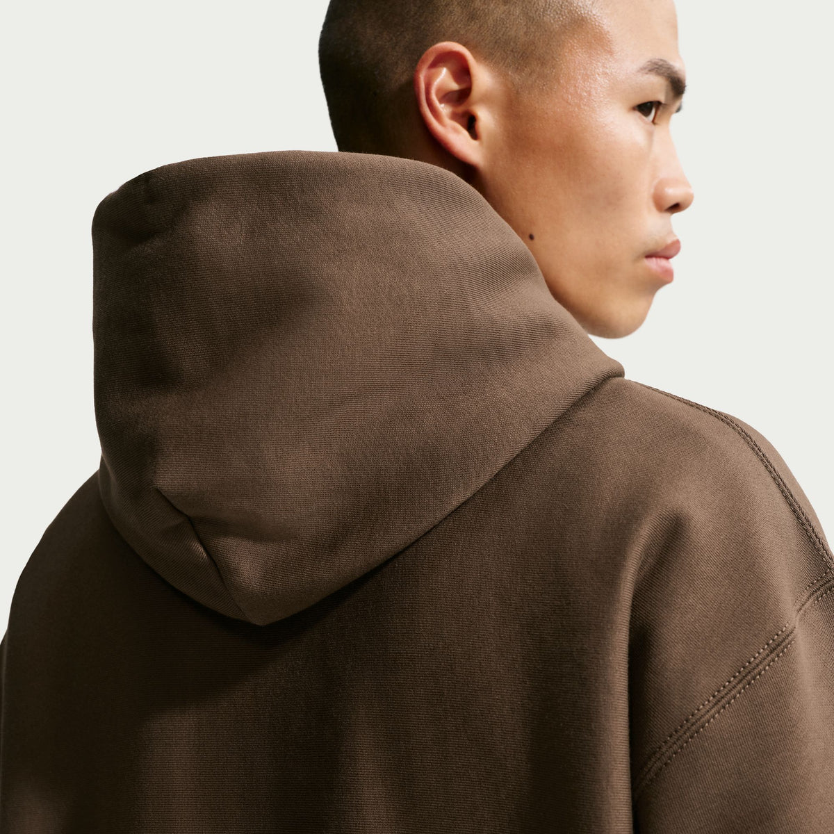 Solo Swoosh Pullover Hoodie Dark Hazel/White HV1082-212