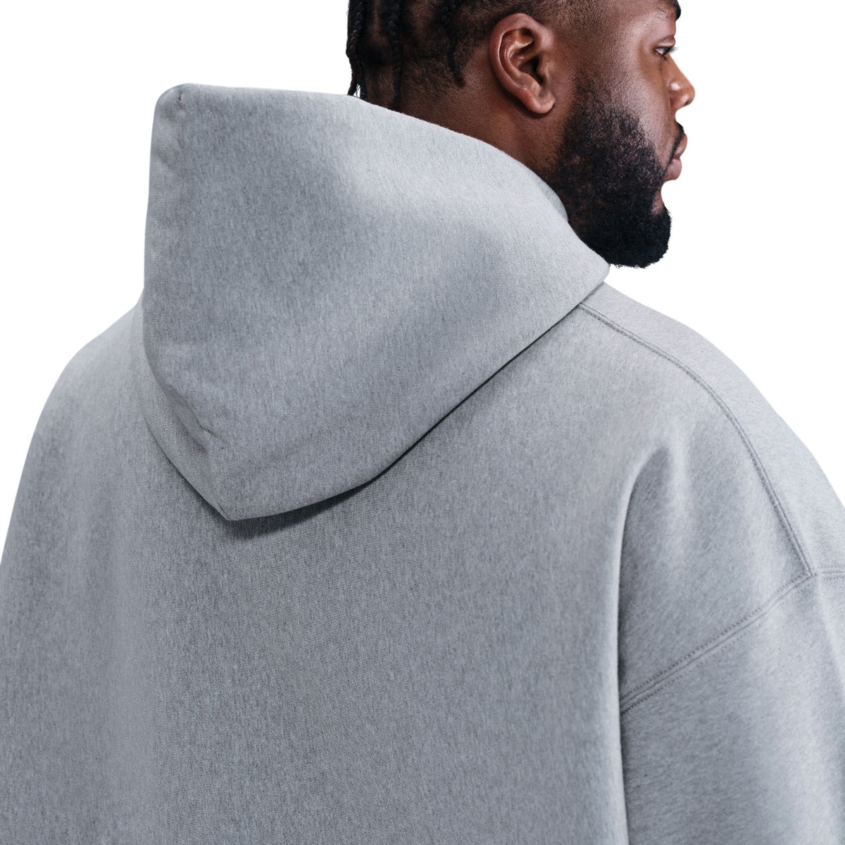 Nike Solo Swoosh Full-Zip Fleece Hoodie Dk Grey Heather/Lt Smoke Grey/White HV1084-063