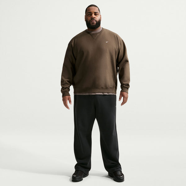 Nike Solo Swoosh Fleece Crew Dark Hazel/White HV1086-212 I