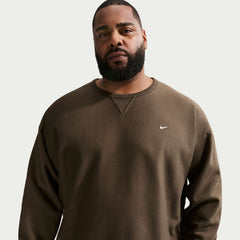 Nike Solo Swoosh Fleece Crew Dark Hazel/White HV1086-212 I