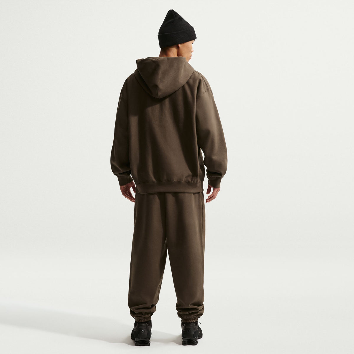 Solo Swoosh Cuffed Fleece Pants Dark Hazel/White HV1088-212