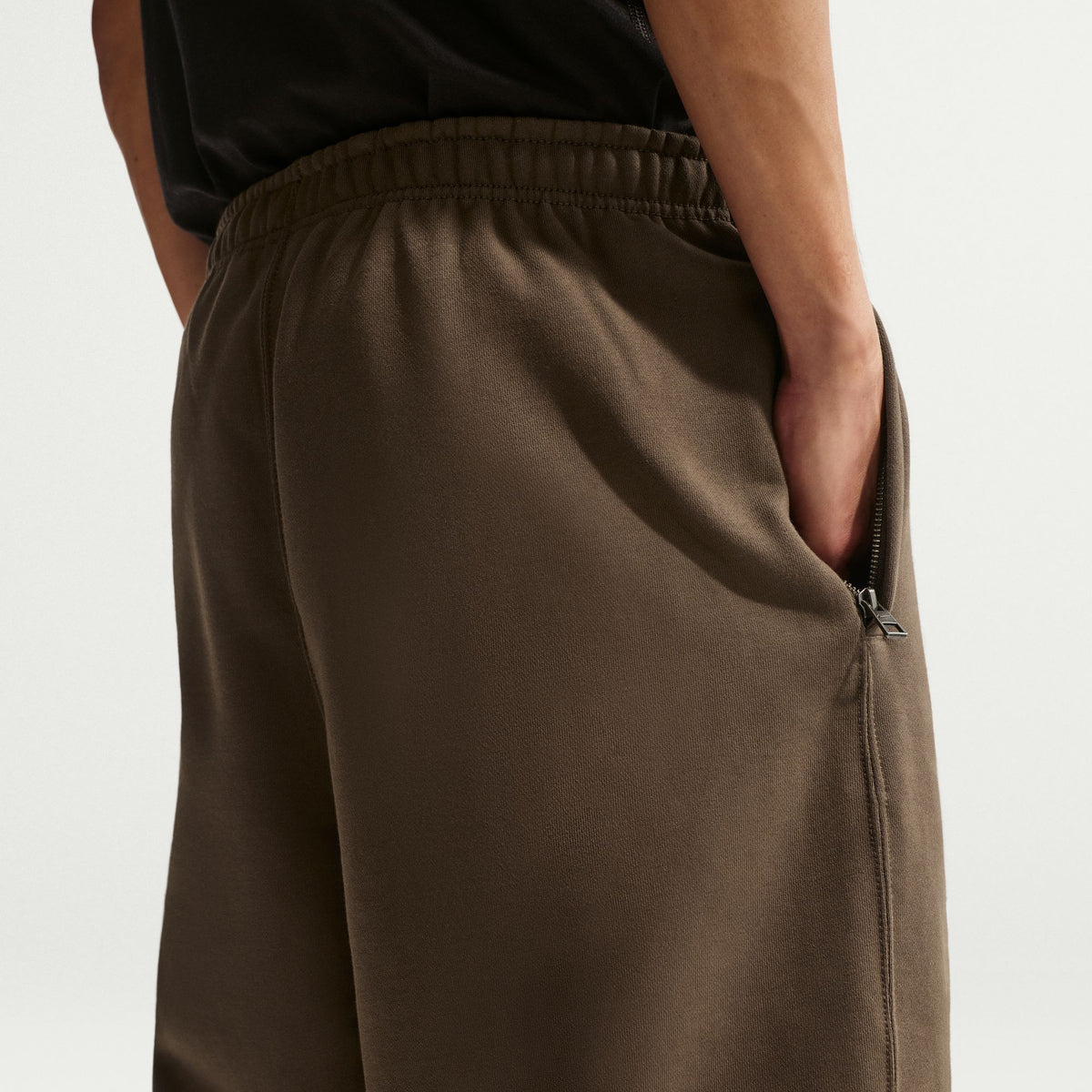 Solo Swoosh Cuffed Fleece Pants Dark Hazel/White HV1088-212