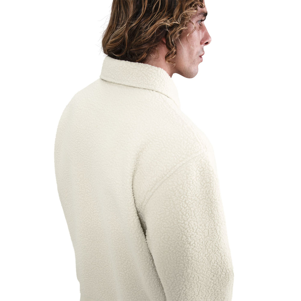Nike Club Sherpa Coaches Jacket Light Khaki/White HV1429-297 