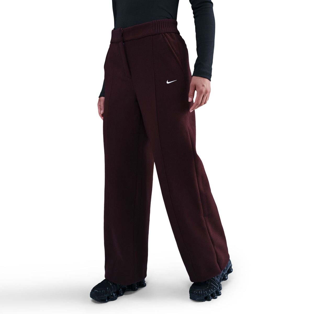 Nike W NSW Tailored Trouser Pants Burgundy Crush/Sail HV5141-652