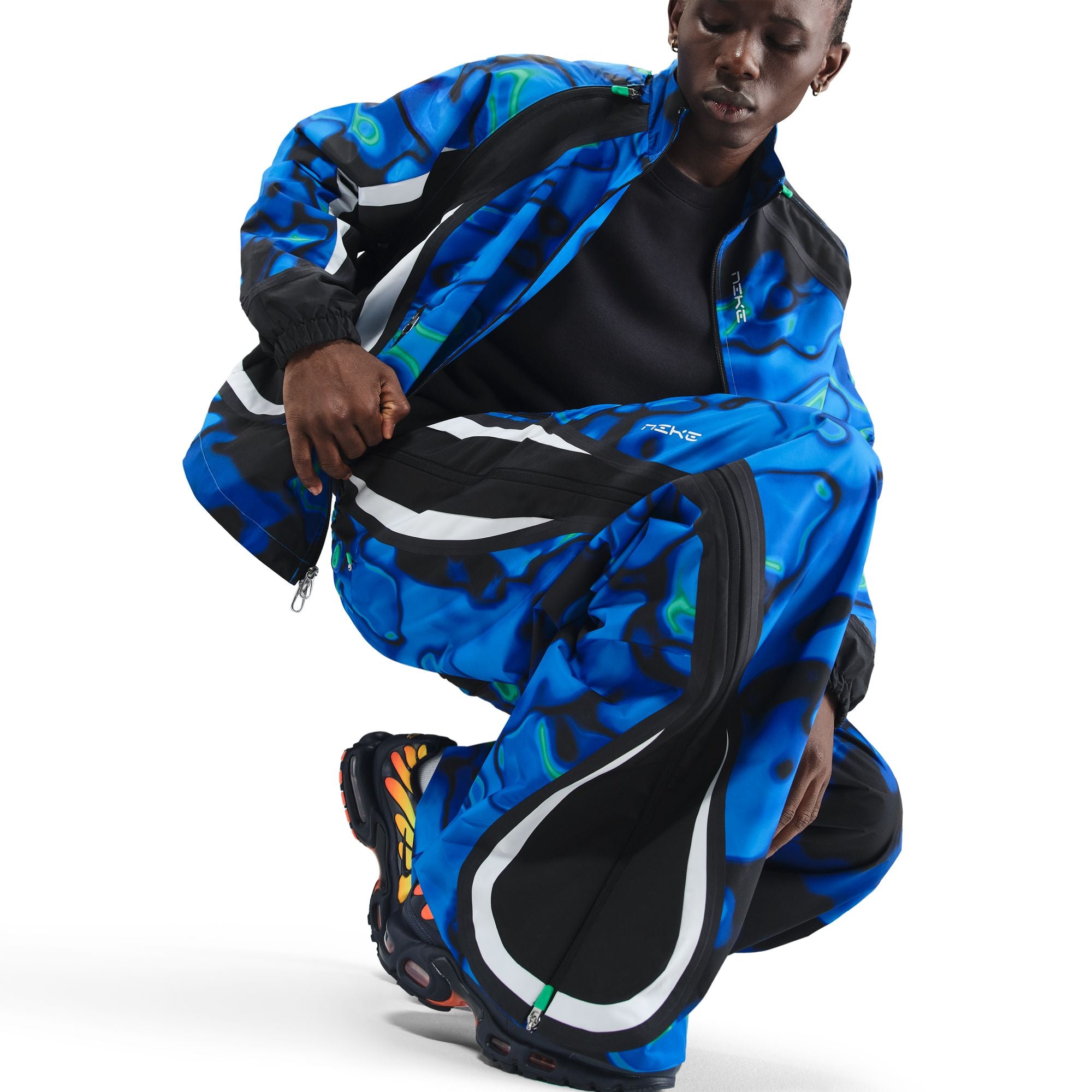 Project F.R.O.G. Storm-Fit Track Pants - Hyper Royal/White/Green
