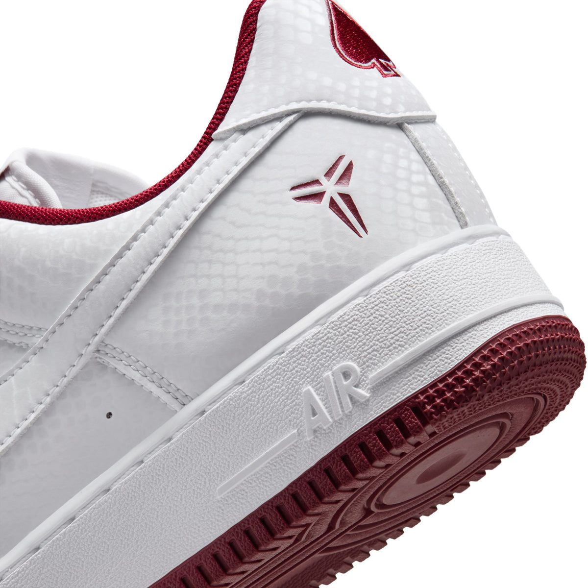 Kobe Air Force 1 Low 'White/Team Red' IB0018-101