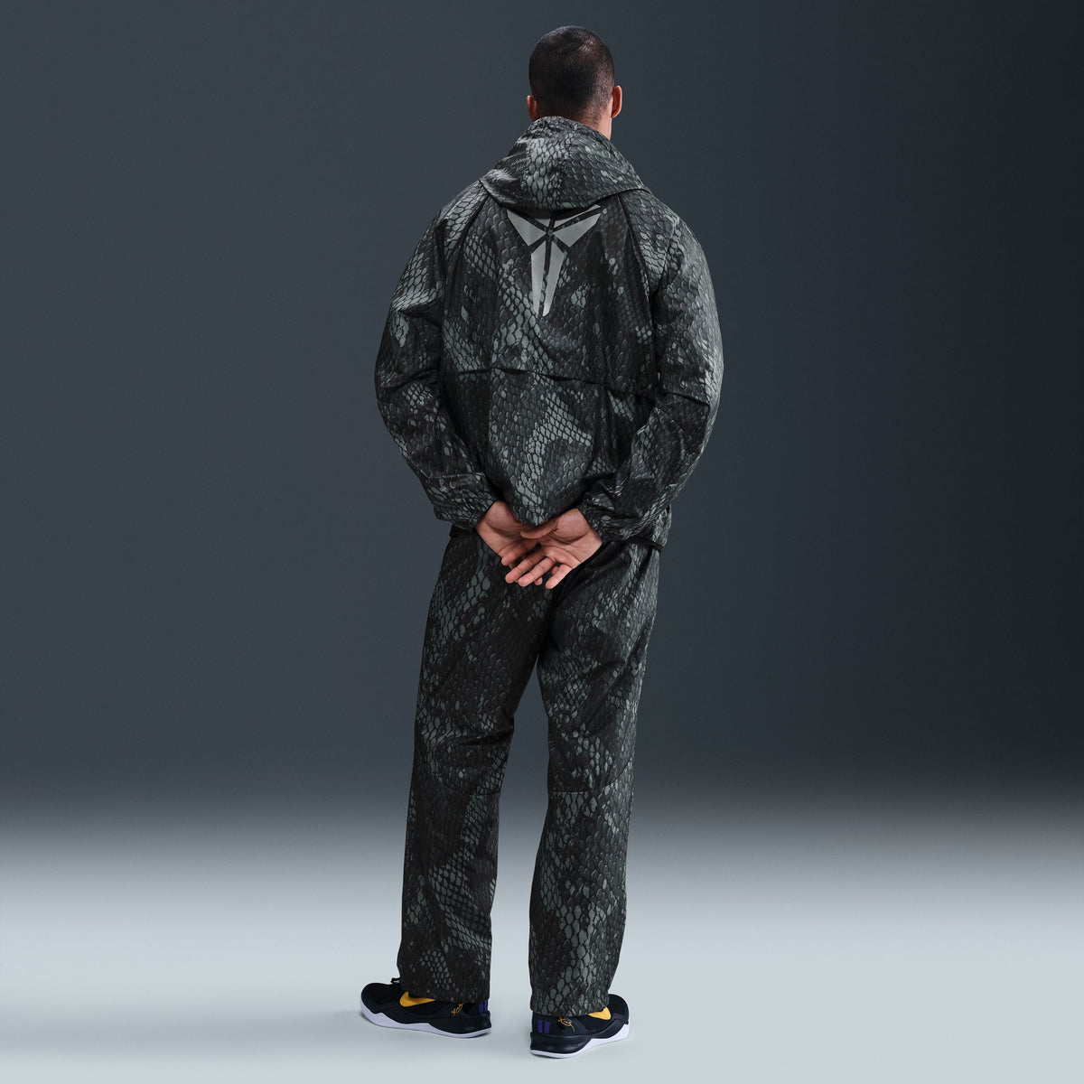 Kobe Bryant Woven Jacket - Black/Reflective Silver IB2704-010