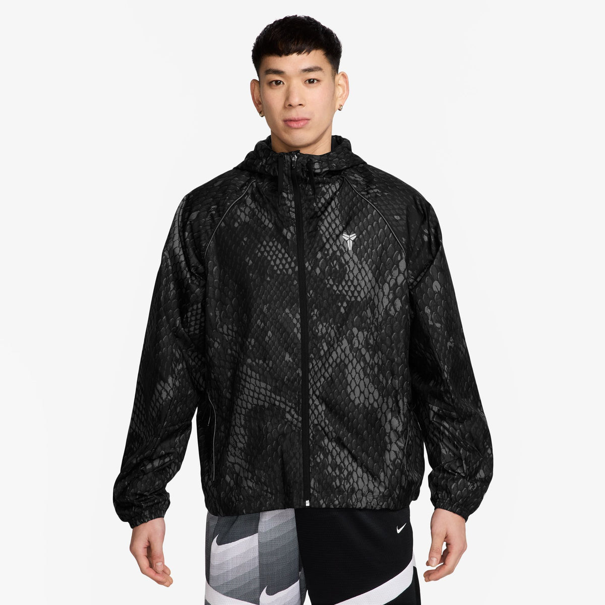 Kobe Bryant Woven Jacket - Black/Reflective Silver IB2704-010