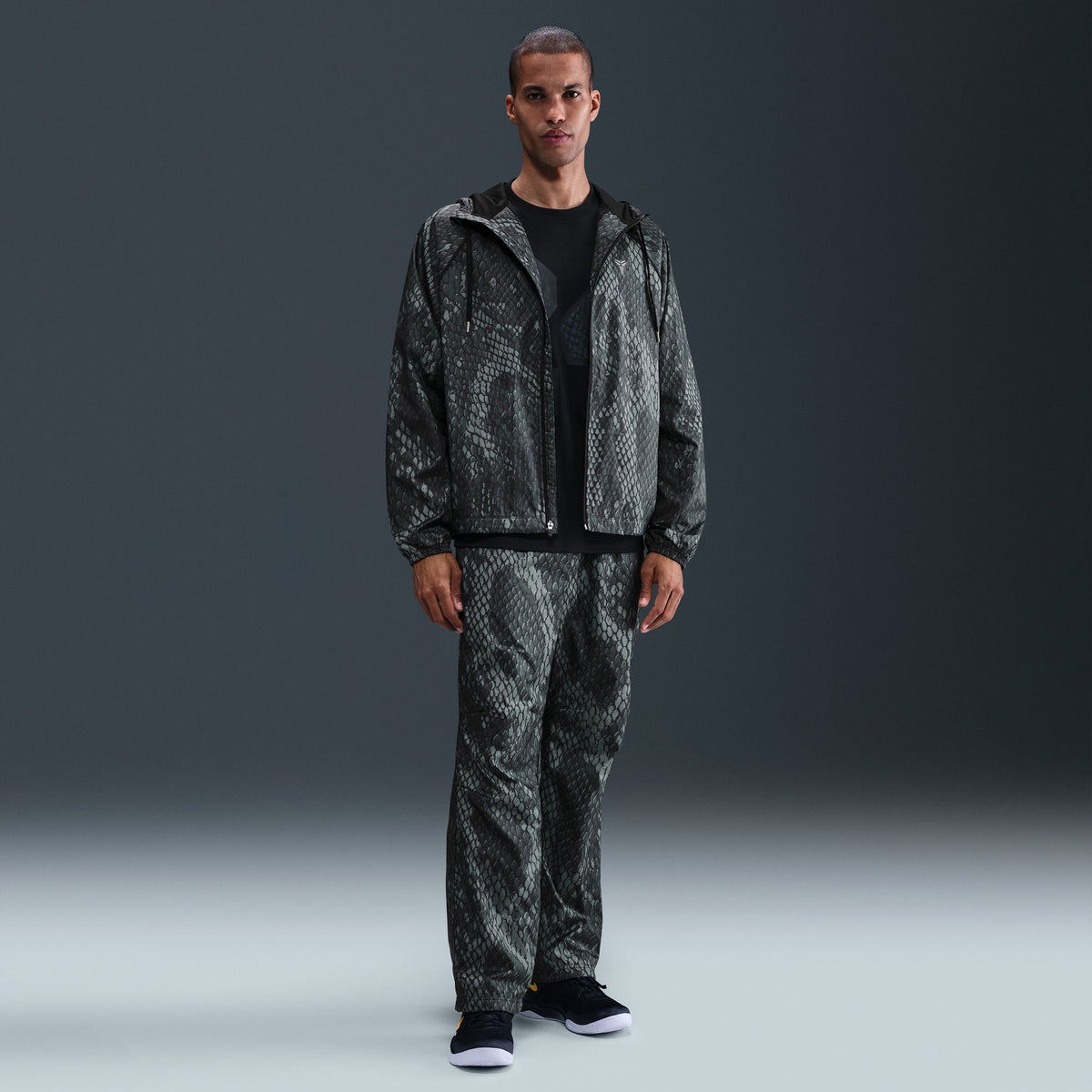 Kobe Bryant Woven Jacket - Black/Reflective Silver IB2704-010