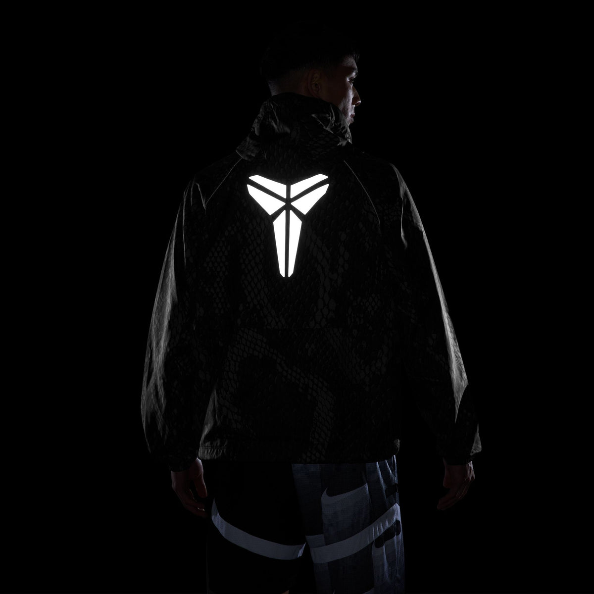 Kobe Bryant Woven Jacket - Black/Reflective Silver IB2704-010