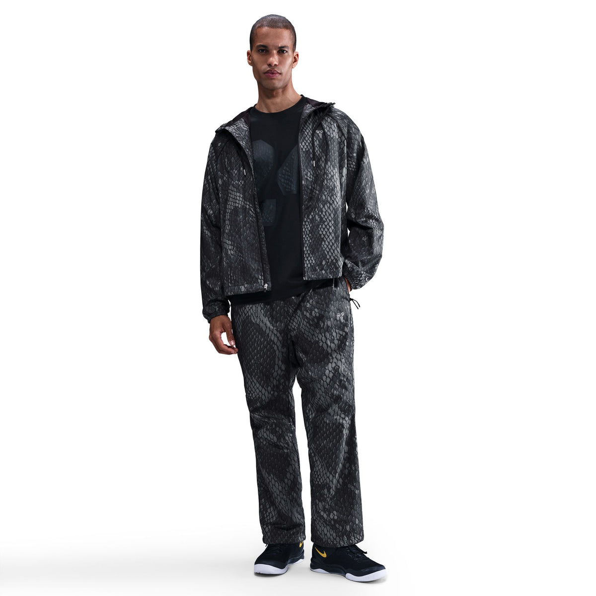 Kobe Bryant Lightweight Woven Pants Black/Reflective Silver IB2706-010 