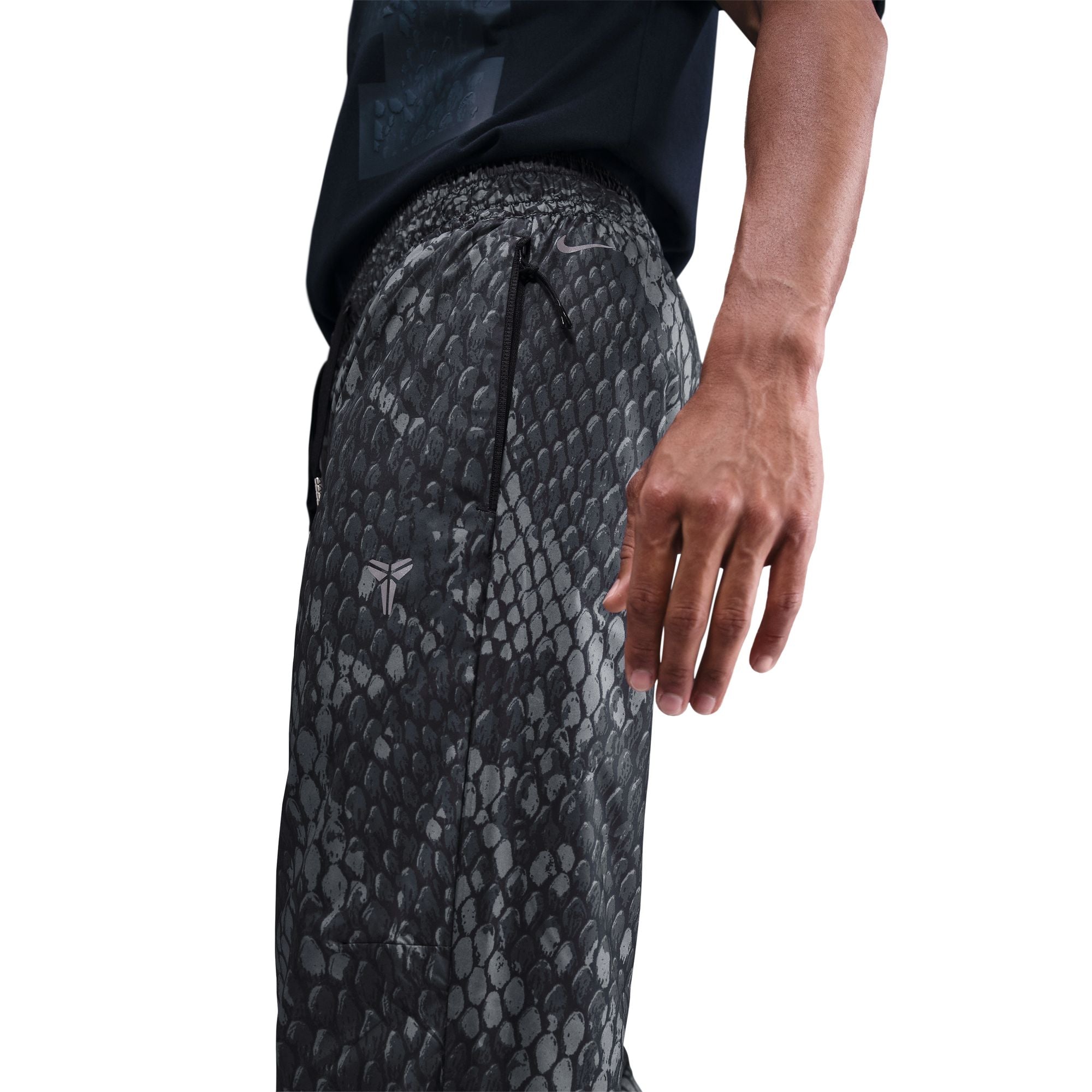 Kobe Bryant Lightweight Woven Pants Black/Reflective Silver IB2706