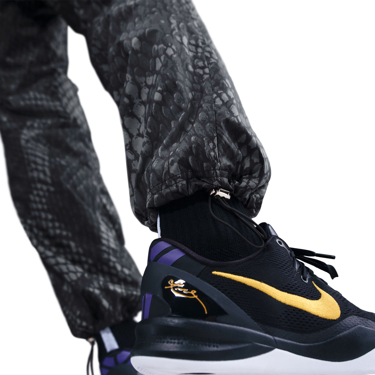 Kobe Bryant Lightweight Woven Pants Black/Reflective Silver IB2706-010 