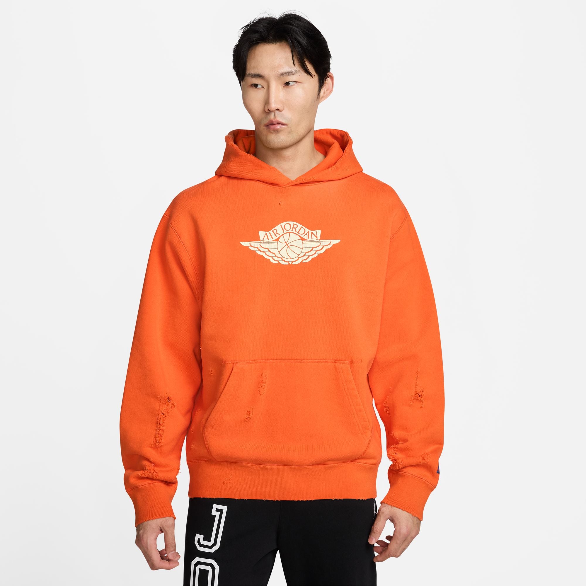 Jordan Rare Air Fleece Pullover Hoodie - Brilliant Orange