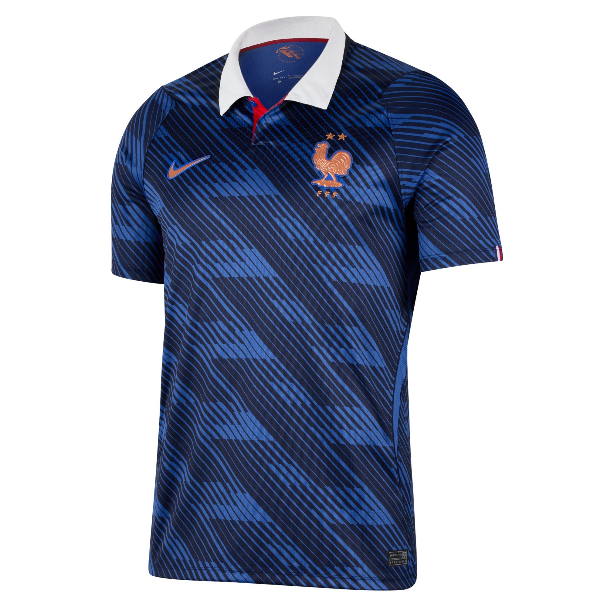 FFF 2026 Stadium Home Dri-Fit Soccer Replica Jersey Game Royal
