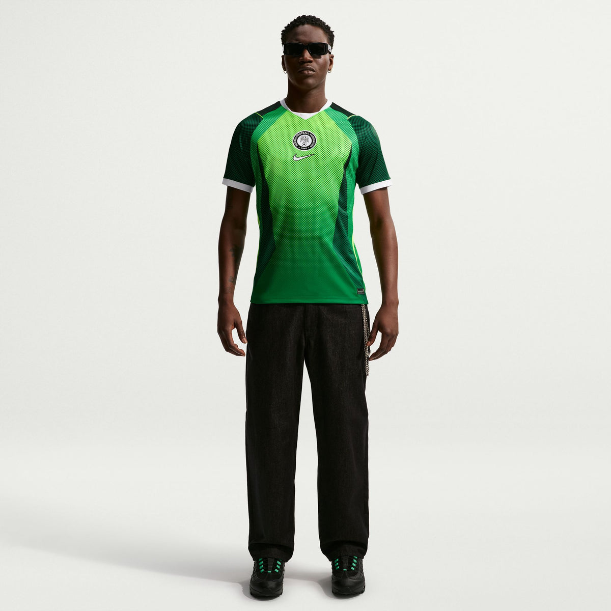 Nigeria 2026 Stadium Home SS Soccer Jersey Pine Green/Electric Green/White IB5308-302