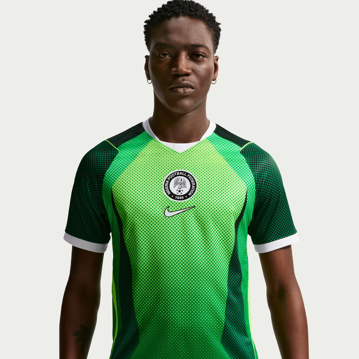 Nigeria 2026 Stadium Home SS Soccer Jersey Pine Green/Electric Green/White IB5308-302