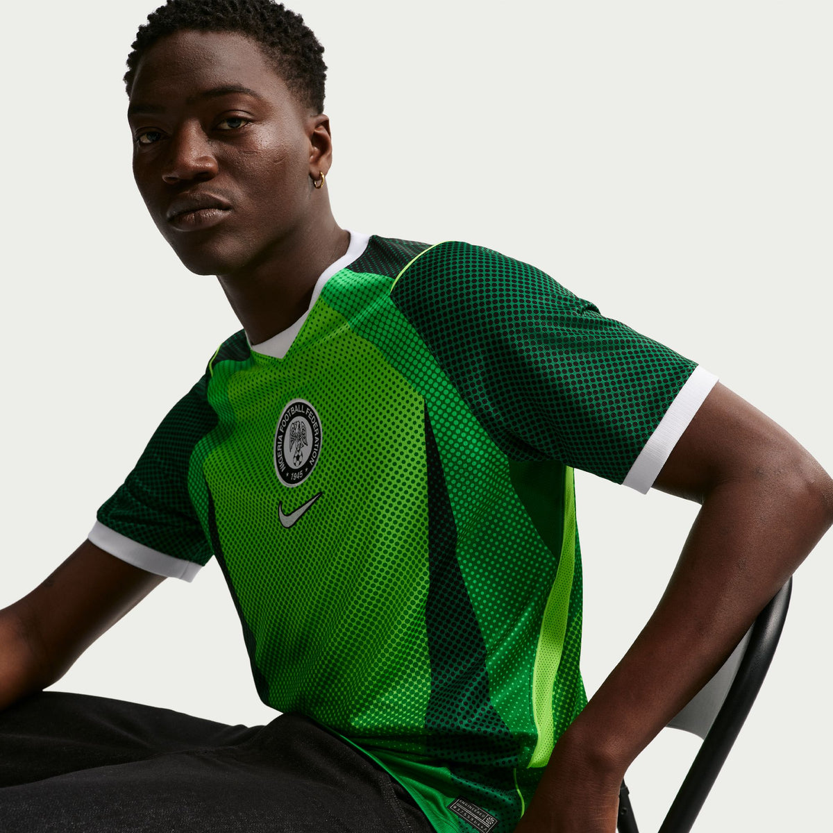 Nigeria 2026 Stadium Home SS Soccer Jersey Pine Green/Electric Green/White IB5308-302