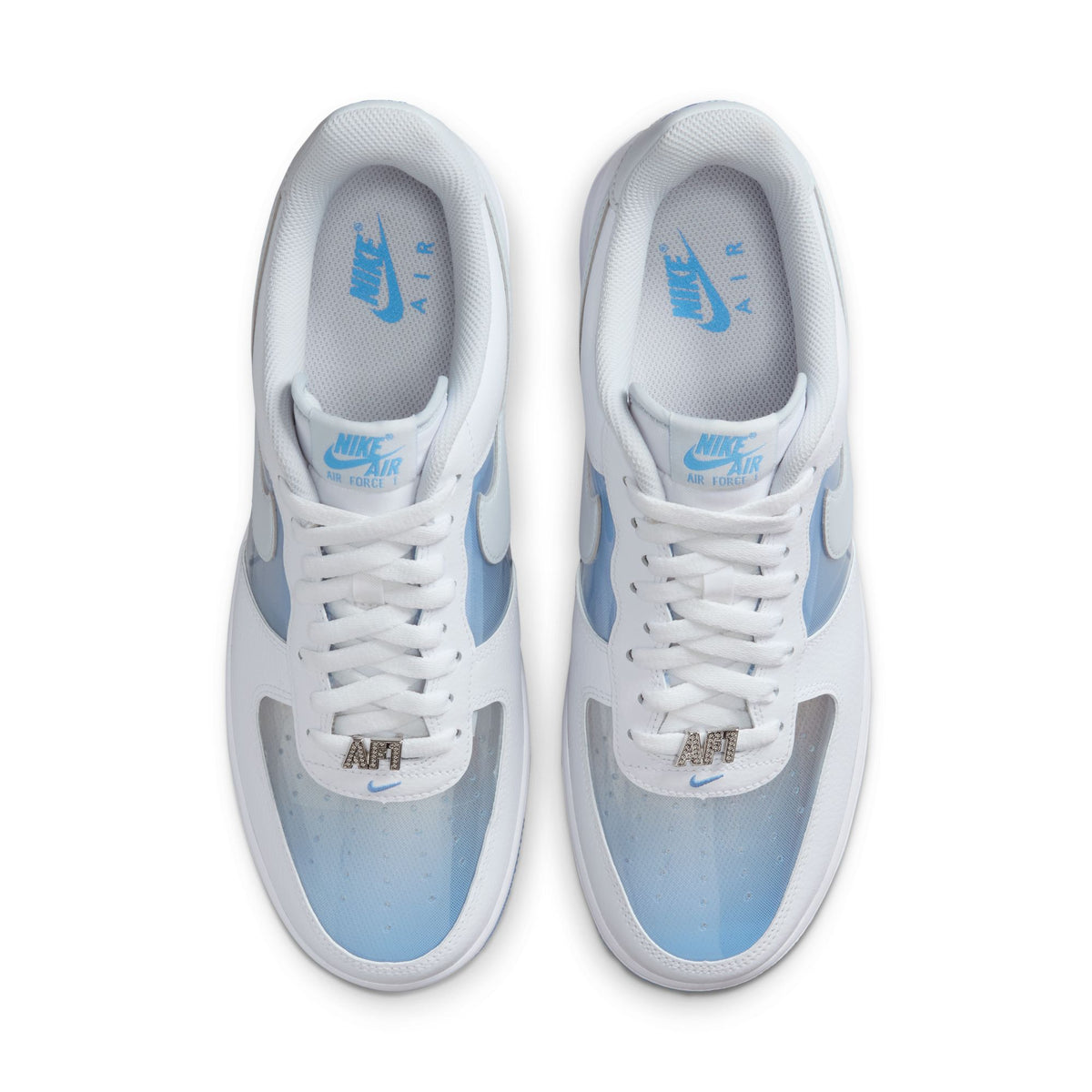 Nike W Air Force 1 Retro - White/Pure Platinum/University Blue IB5724-100