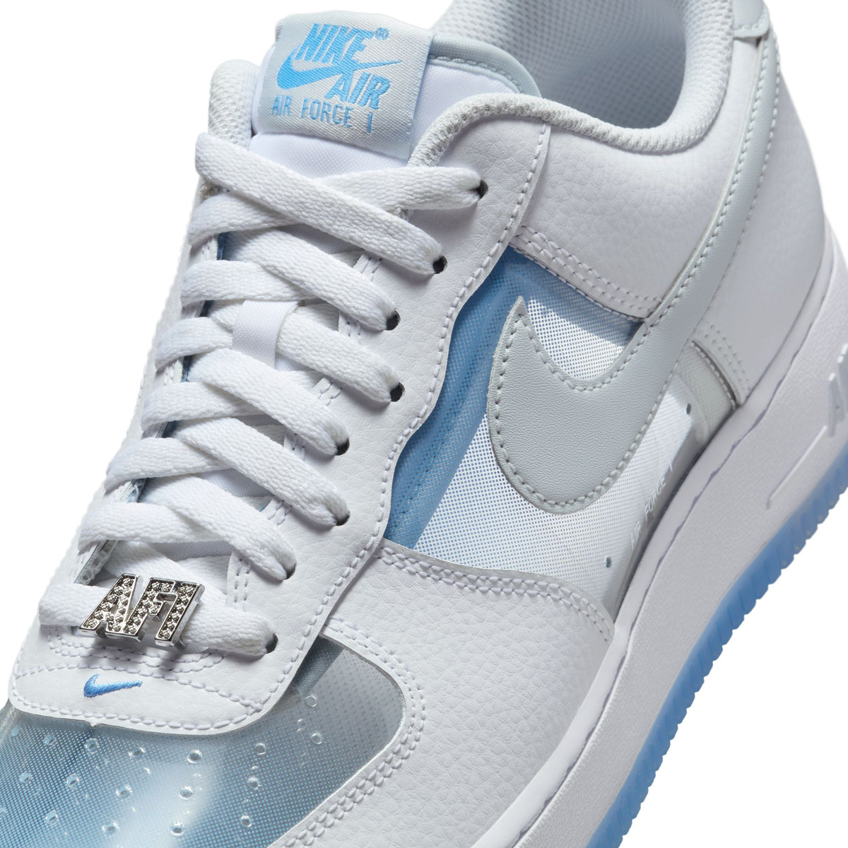 Nike W Air Force 1 Retro - White/Pure Platinum/University Blue IB5724-100
