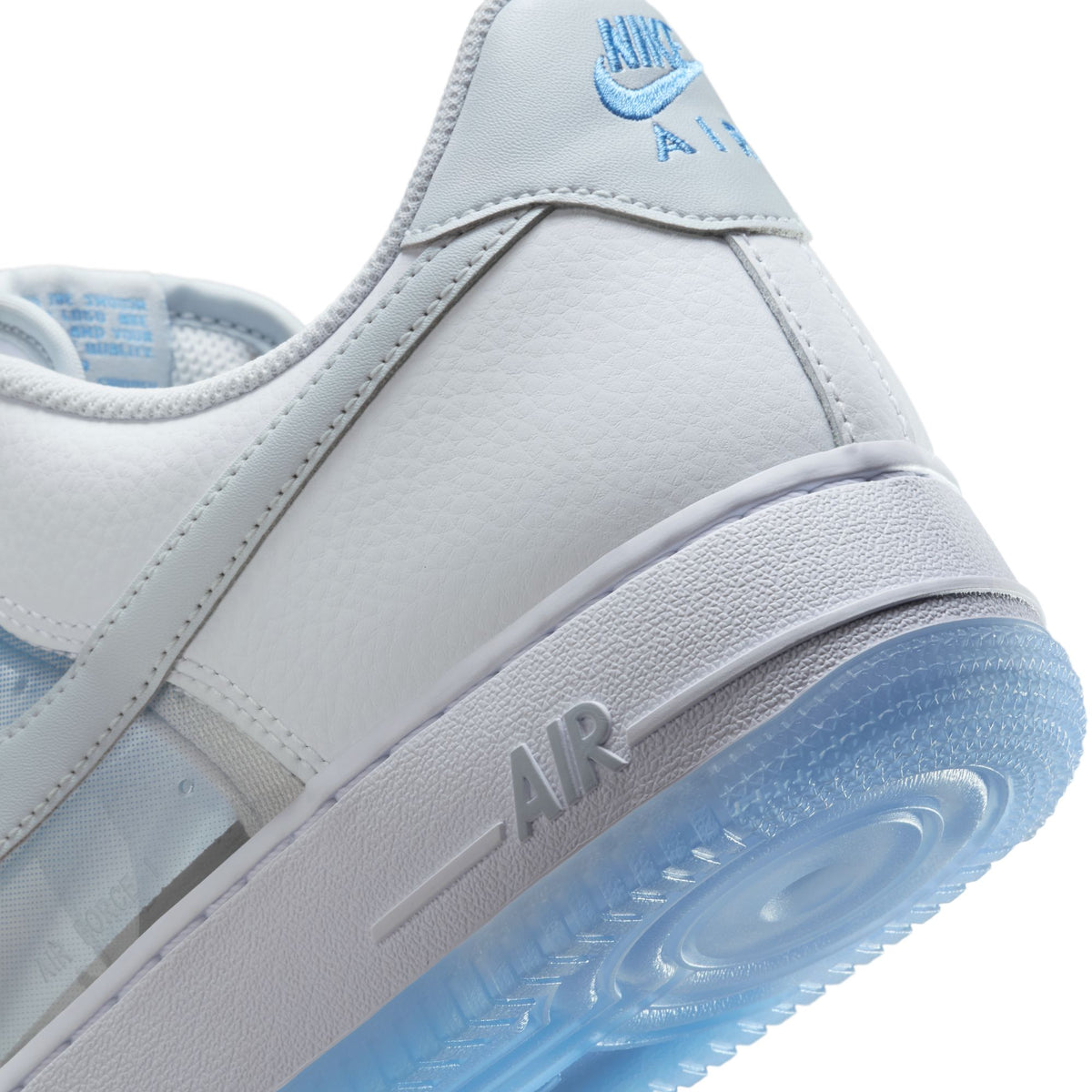 Nike W Air Force 1 Retro - White/Pure Platinum/University Blue IB5724-100