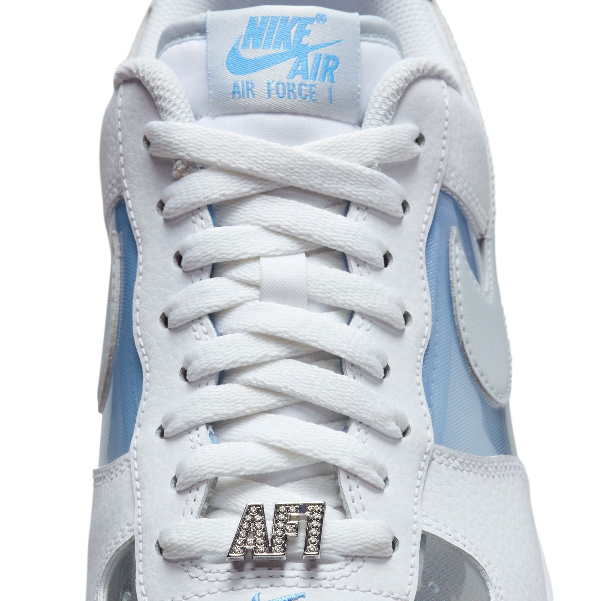Nike W Air Force 1 Retro - White/Pure Platinum/University Blue IB5724-100