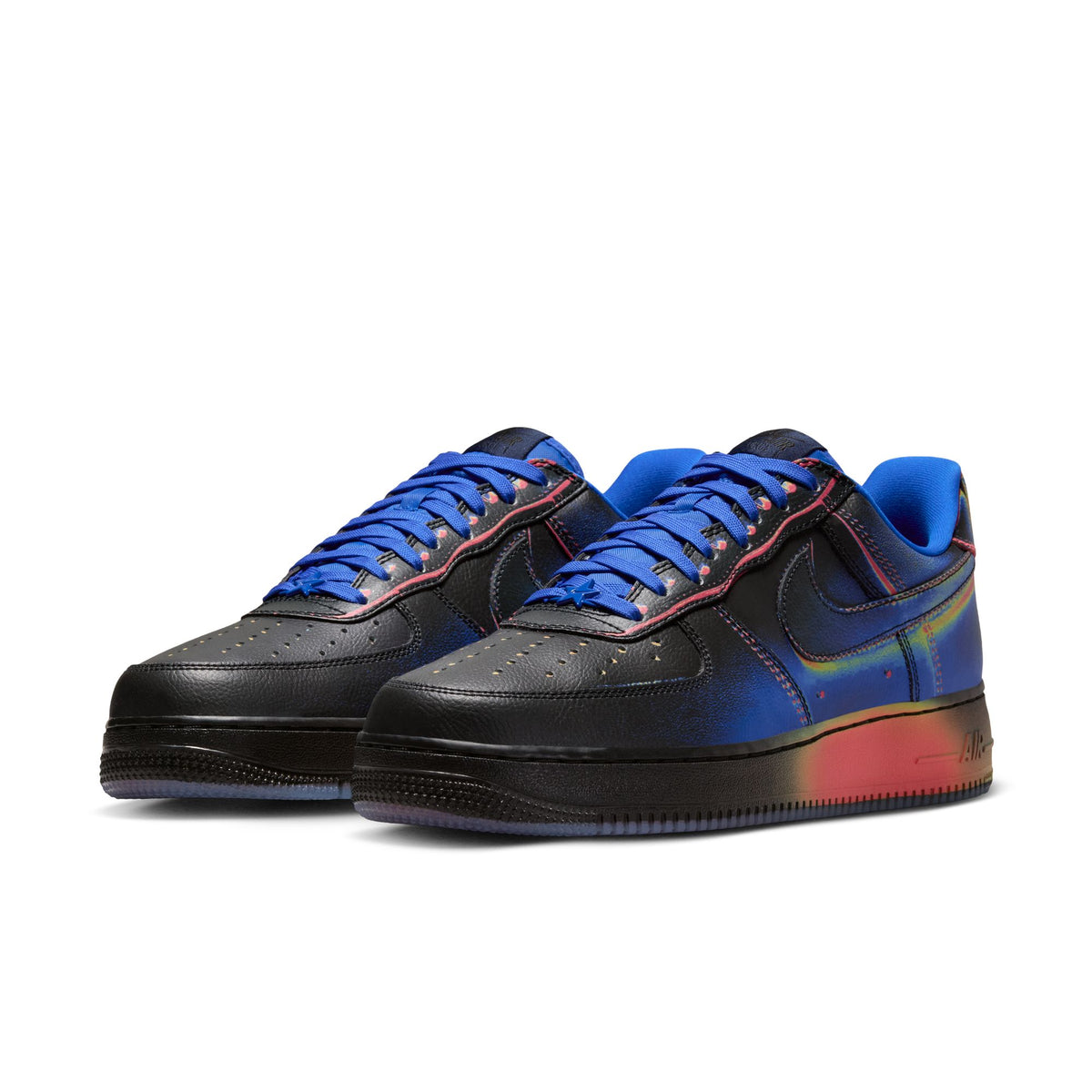 Air Force 1 Low Retro Black/Racer Blue/Volt Ice/Bright Crimson IB6834-001
