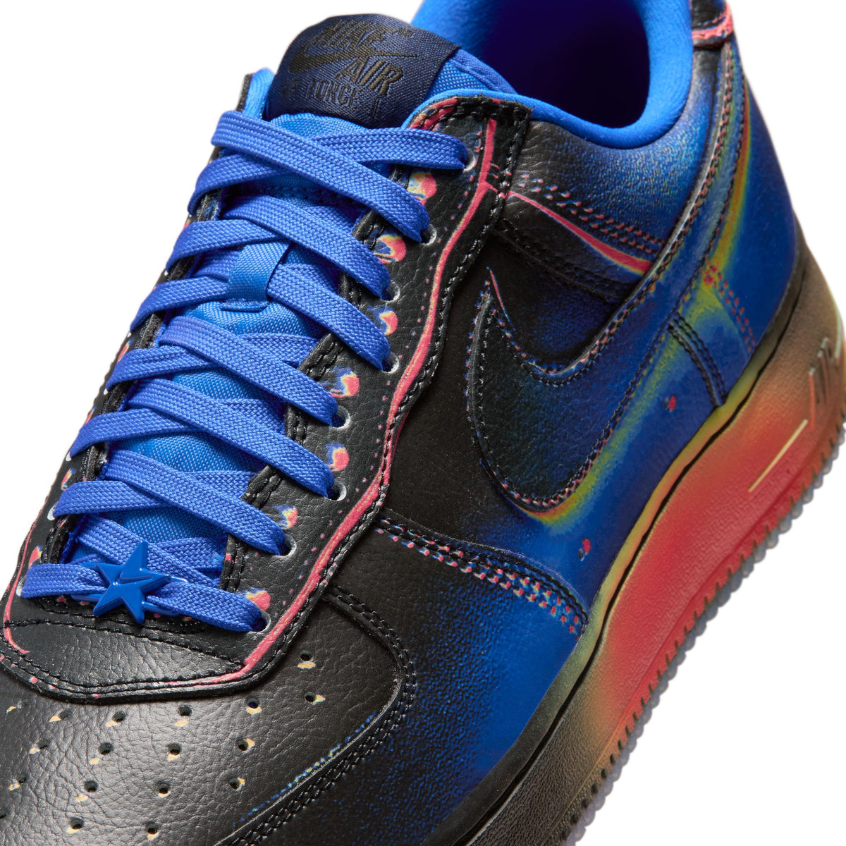 Air Force 1 Low Retro Black/Racer Blue/Volt Ice/Bright Crimson IB6834-001