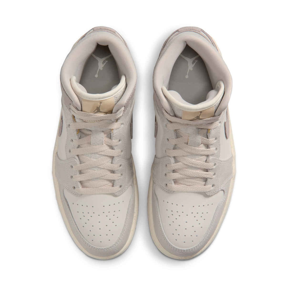 W Air Jordan 1 Mid SE Lt Iron Ore/Enigma Stone/Pale Ivory IB7010-001 