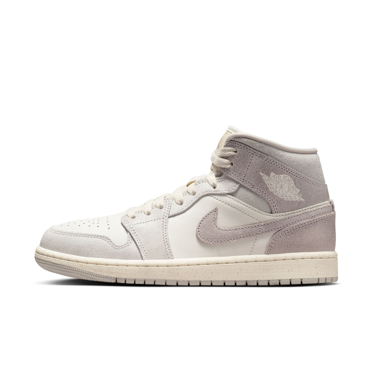 W Air Jordan 1 Mid SE Lt Iron Ore/Enigma Stone/Pale Ivory IB7010-001 
