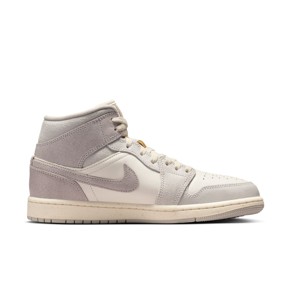 W Air Jordan 1 Mid SE Lt Iron Ore/Enigma Stone/Pale Ivory IB7010-001 