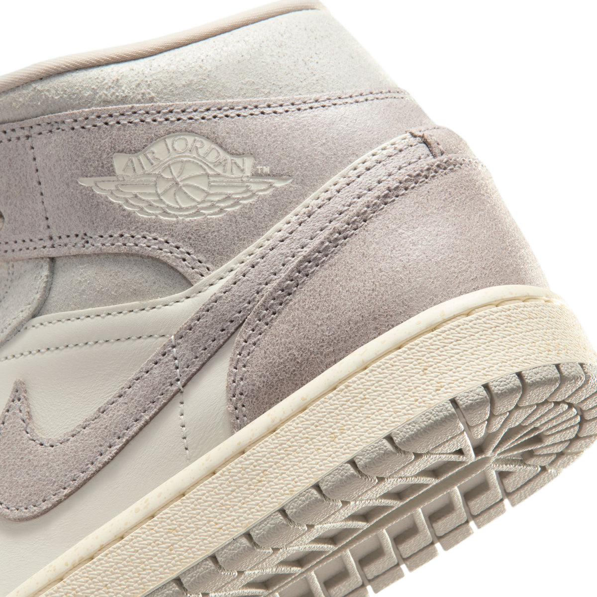 W Air Jordan 1 Mid SE Lt Iron Ore/Enigma Stone/Pale Ivory IB7010-001 
