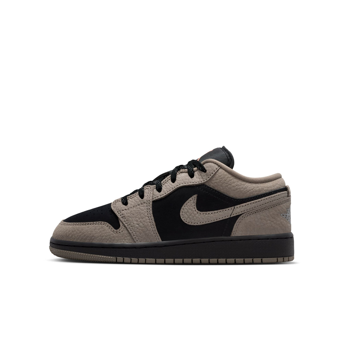 (GS) Air Jordan 1 Low SE - Black/Olive Grey/Lt Wild Mango IB7111-005