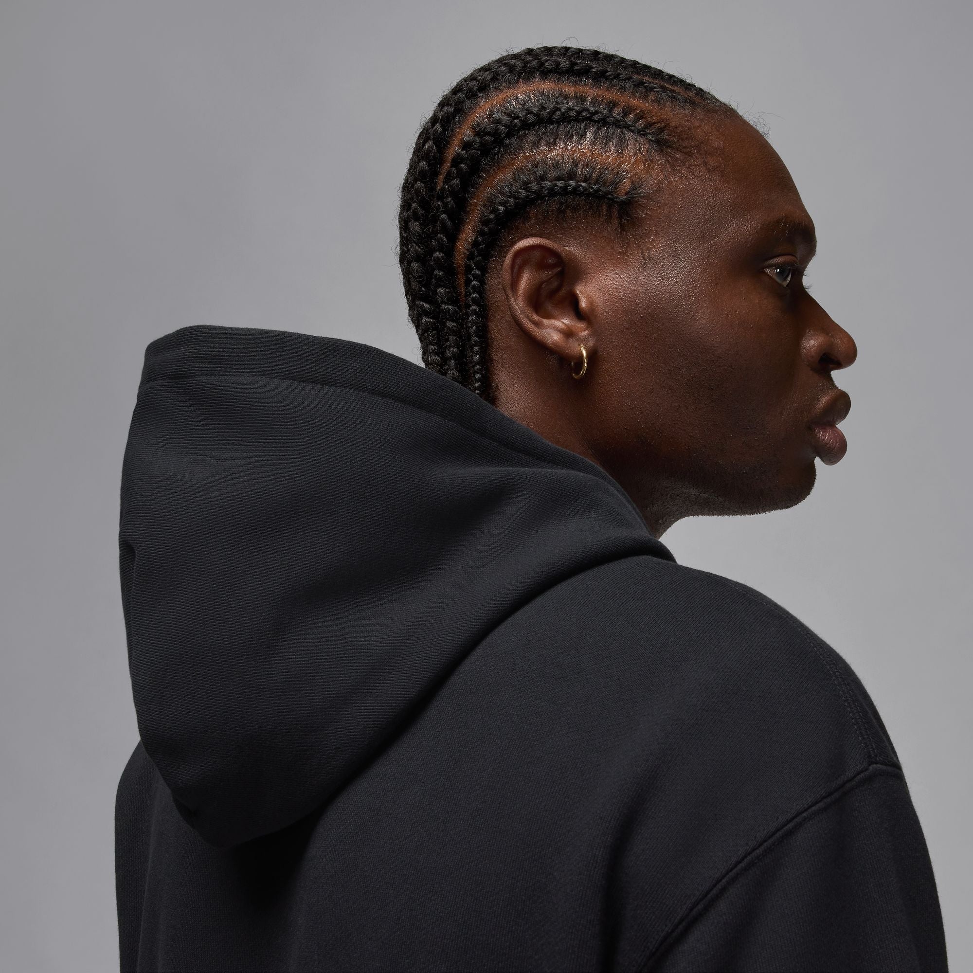 Jordan X Awake NY Full-Zip Fleece Hoodie Black/University Red