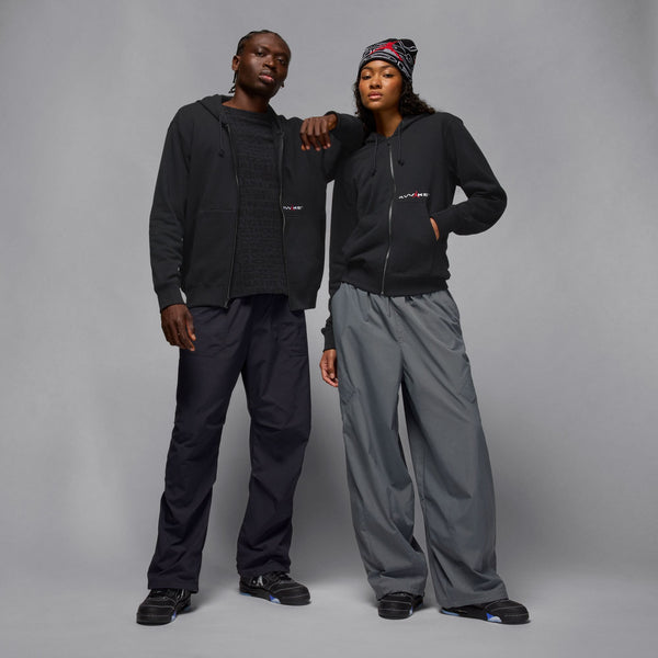 Jordan X Awake NY Full-Zip Fleece Hoodie Black/University Red