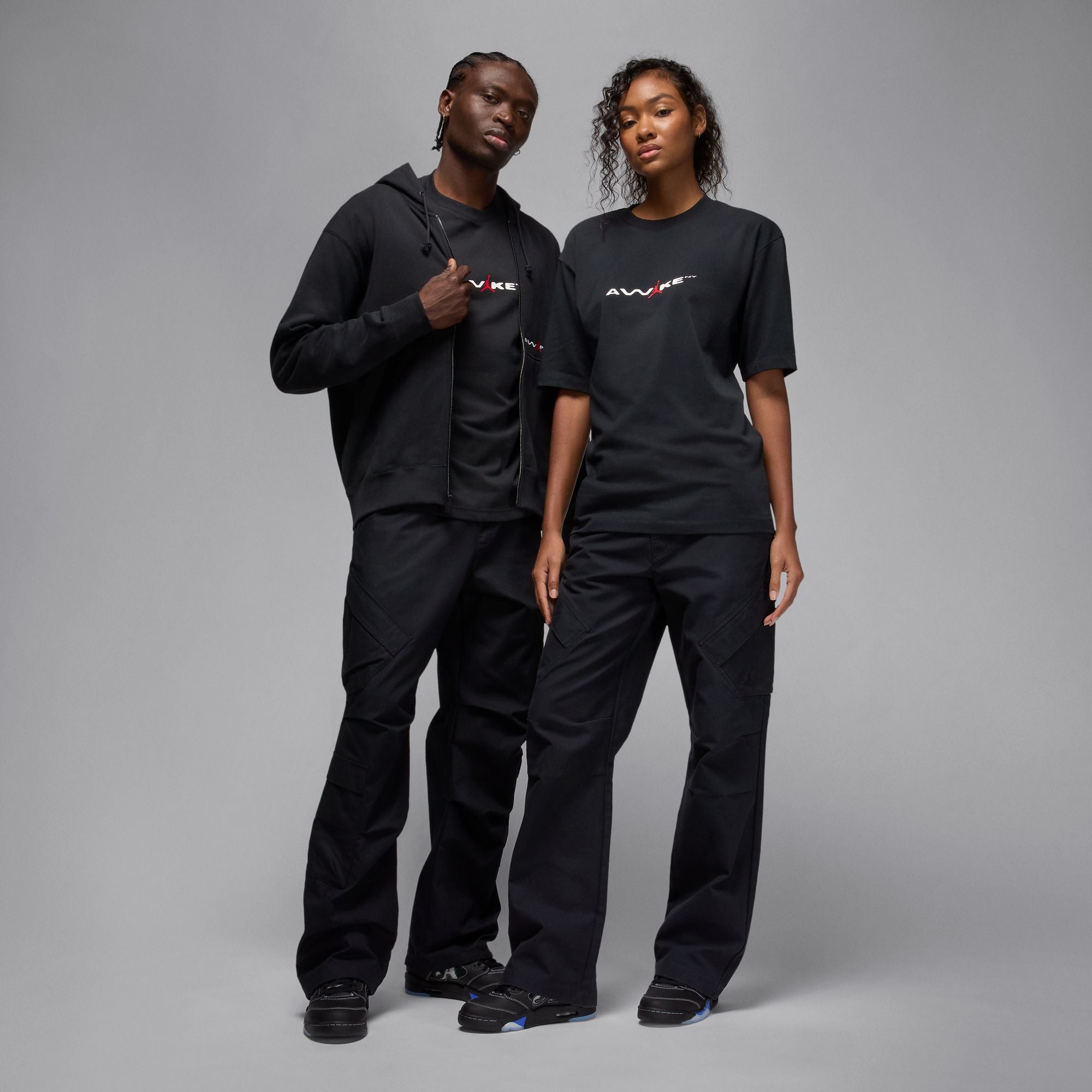 Jordan X Awake NY T-Shirt Black/White/University Red IB7290