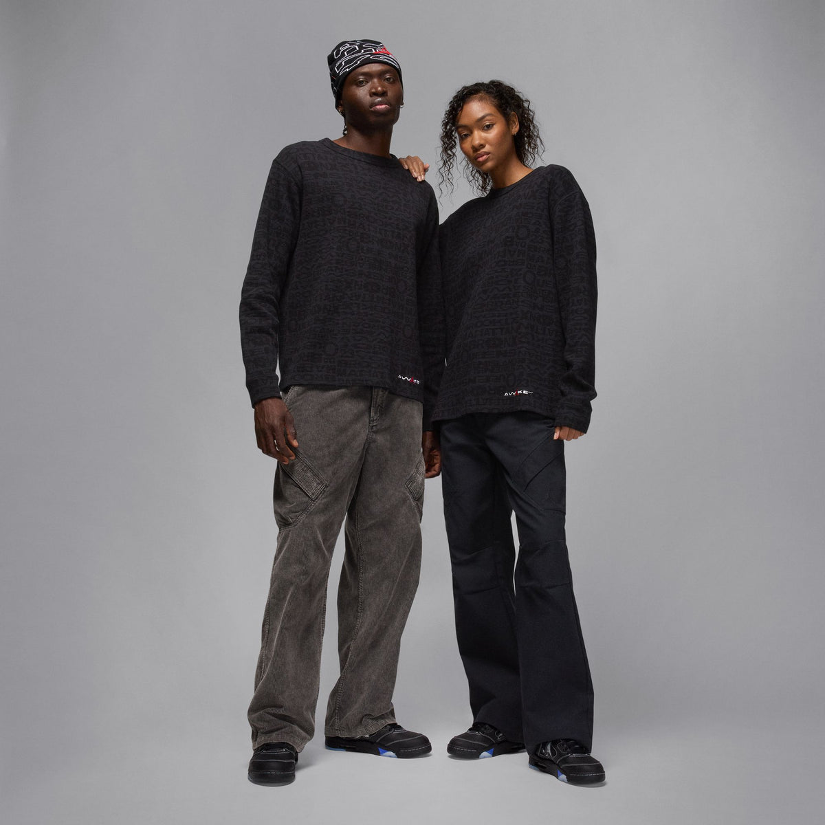 Jordan X Awake NY Thermal Shirt Black/University Red IB7955-010