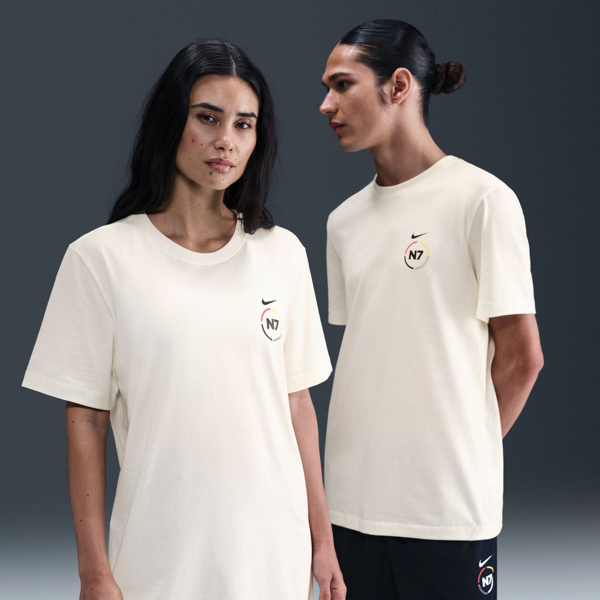 N7 NSW SS Crew Tee - Sail/Black IB8547-133 