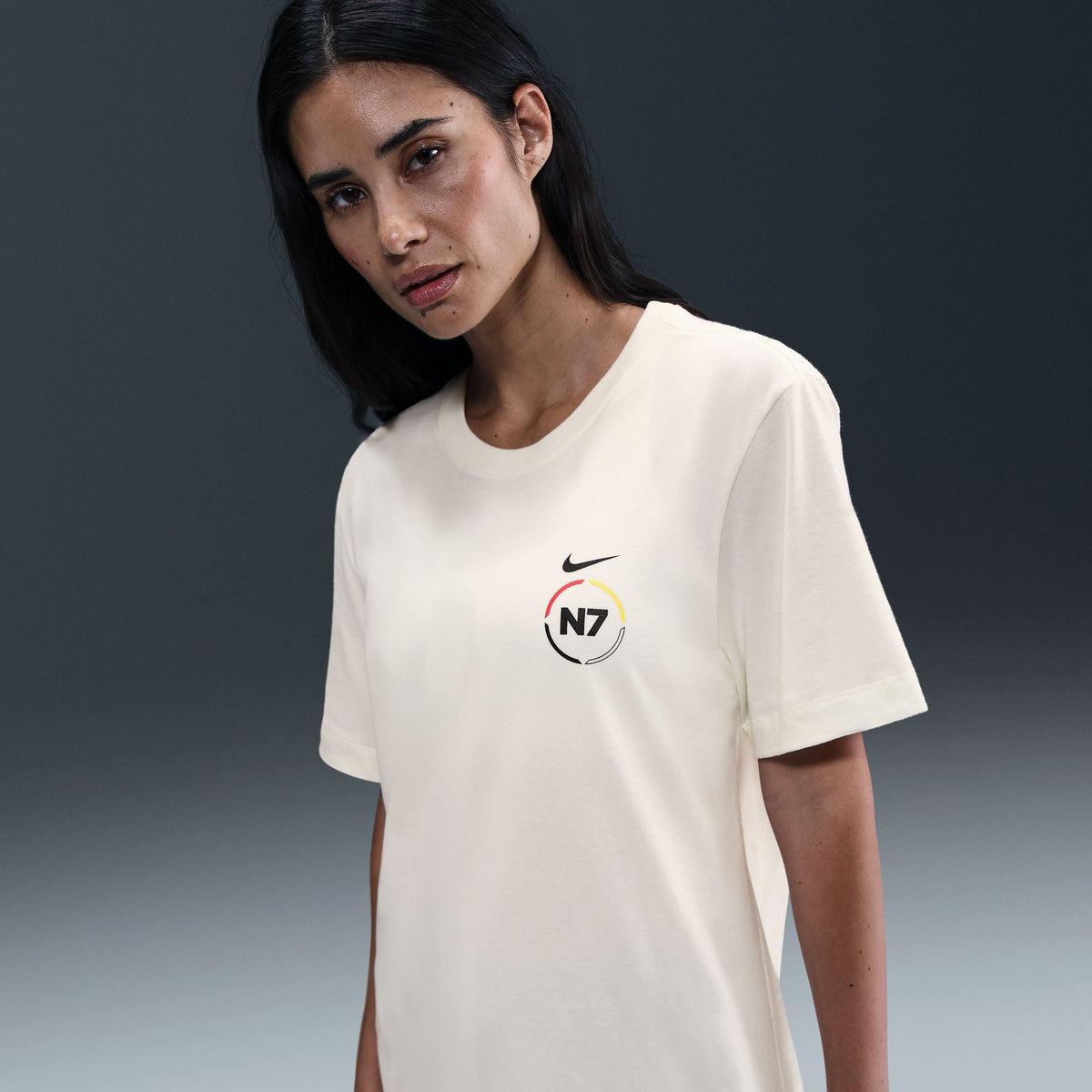 N7 NSW SS Crew Tee - Sail/Black IB8547-133 