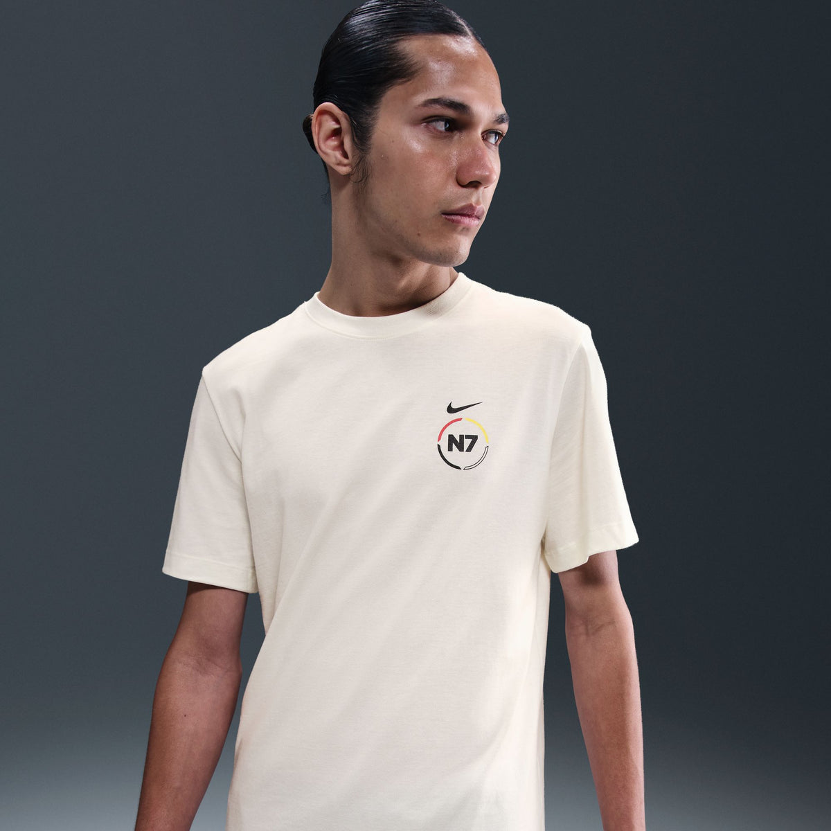 N7 NSW SS Crew Tee - Sail/Black IB8547-133 