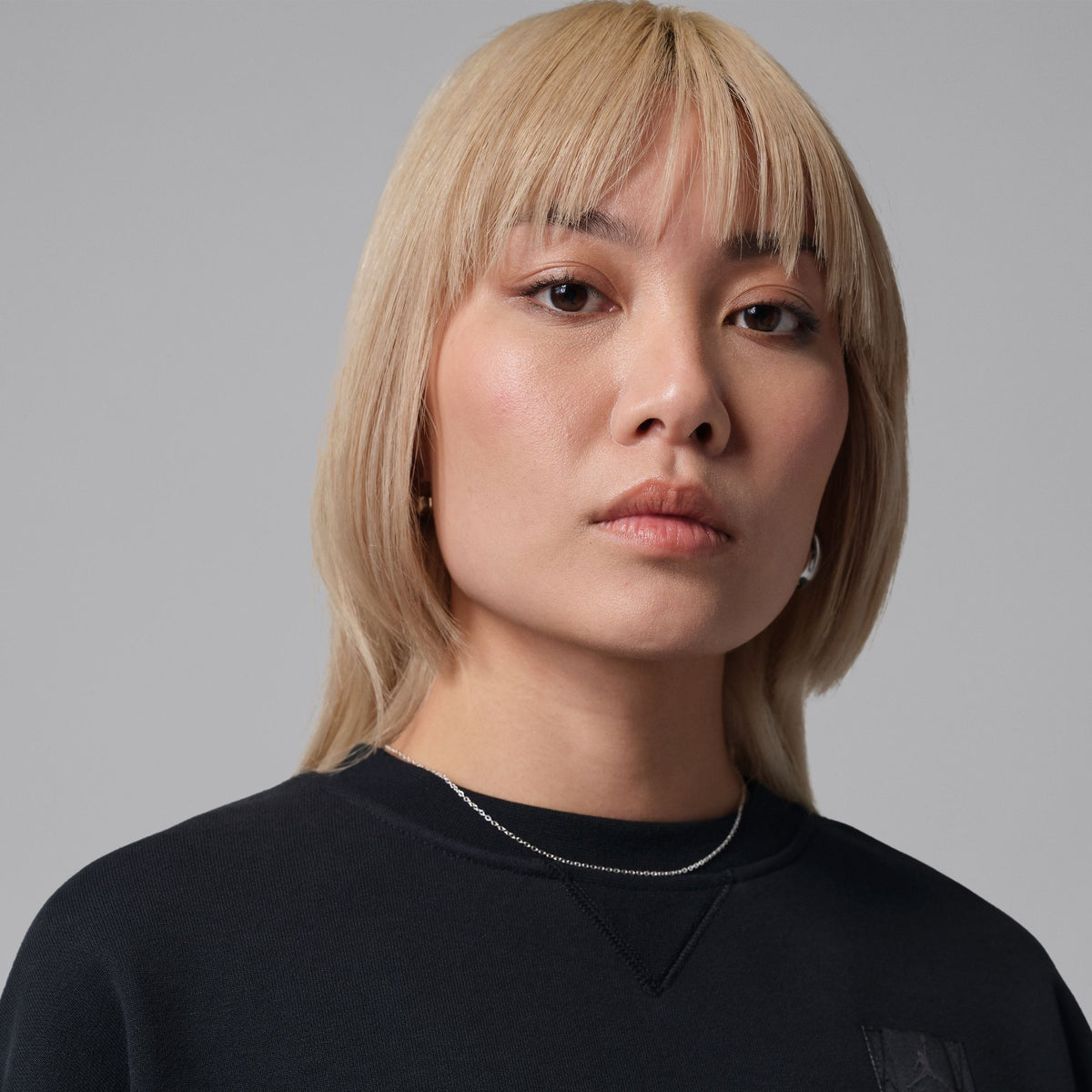 W JORDAN FLIGHT FLEECE MOD CROP CREWNECK