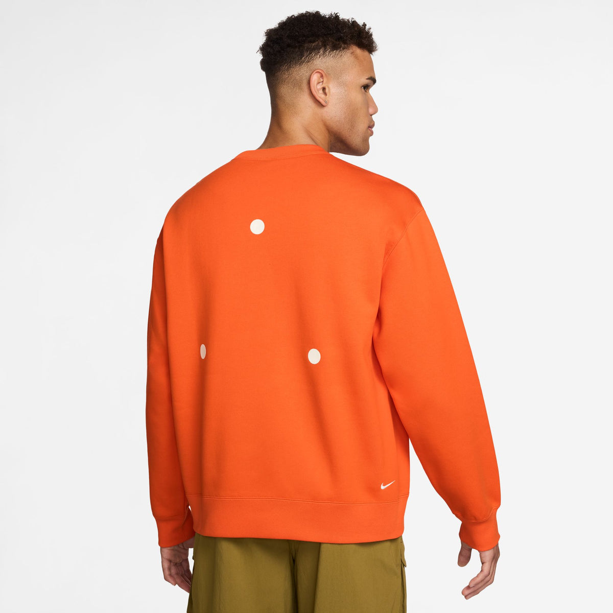 ACG "Tuff Fleece" Therma-Fit Pullover Crew-Neck Sweatshirt Safety Orange IF1490-819