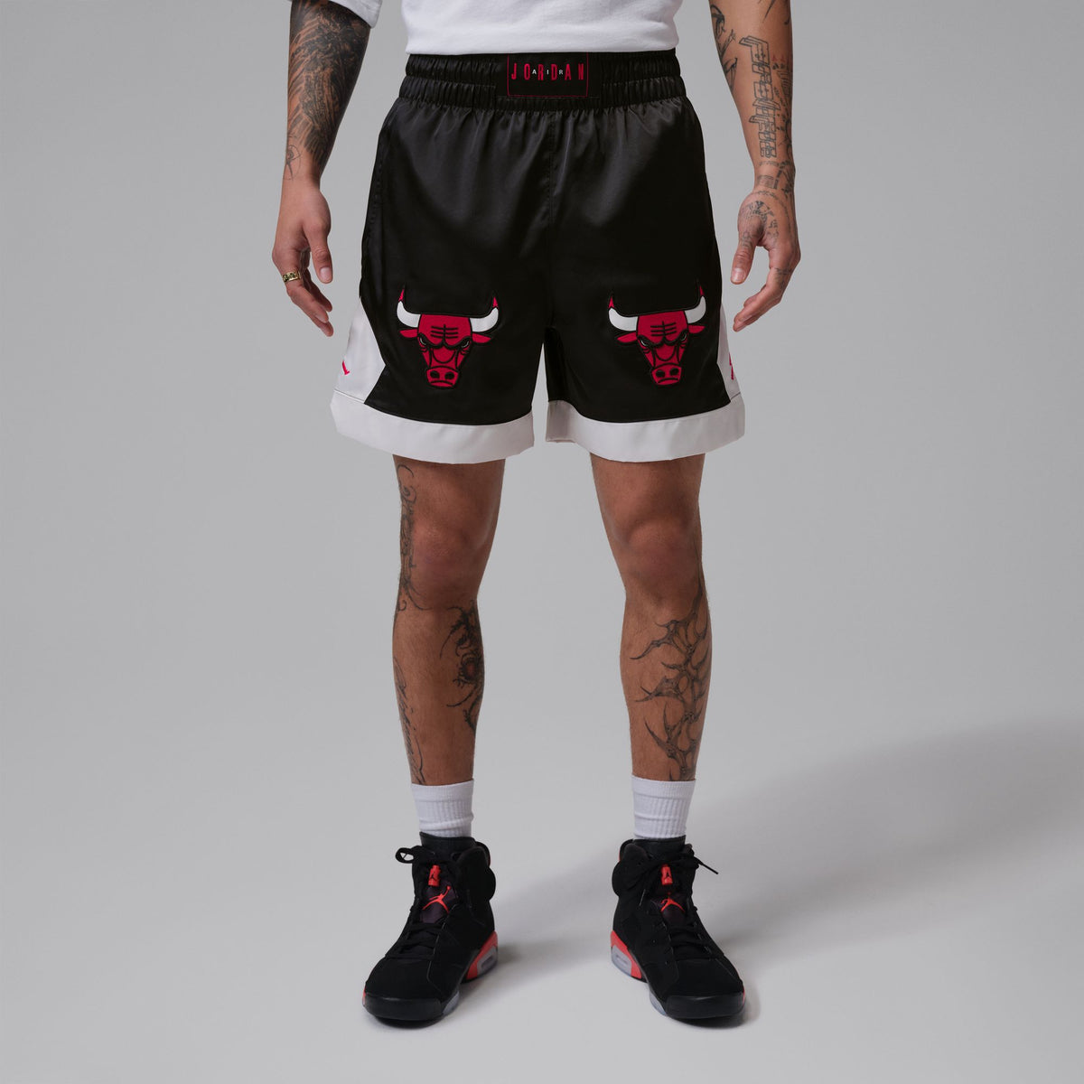 Jordan Flight Muay Thai Shorts Black/Sail/University Red IF1921-010