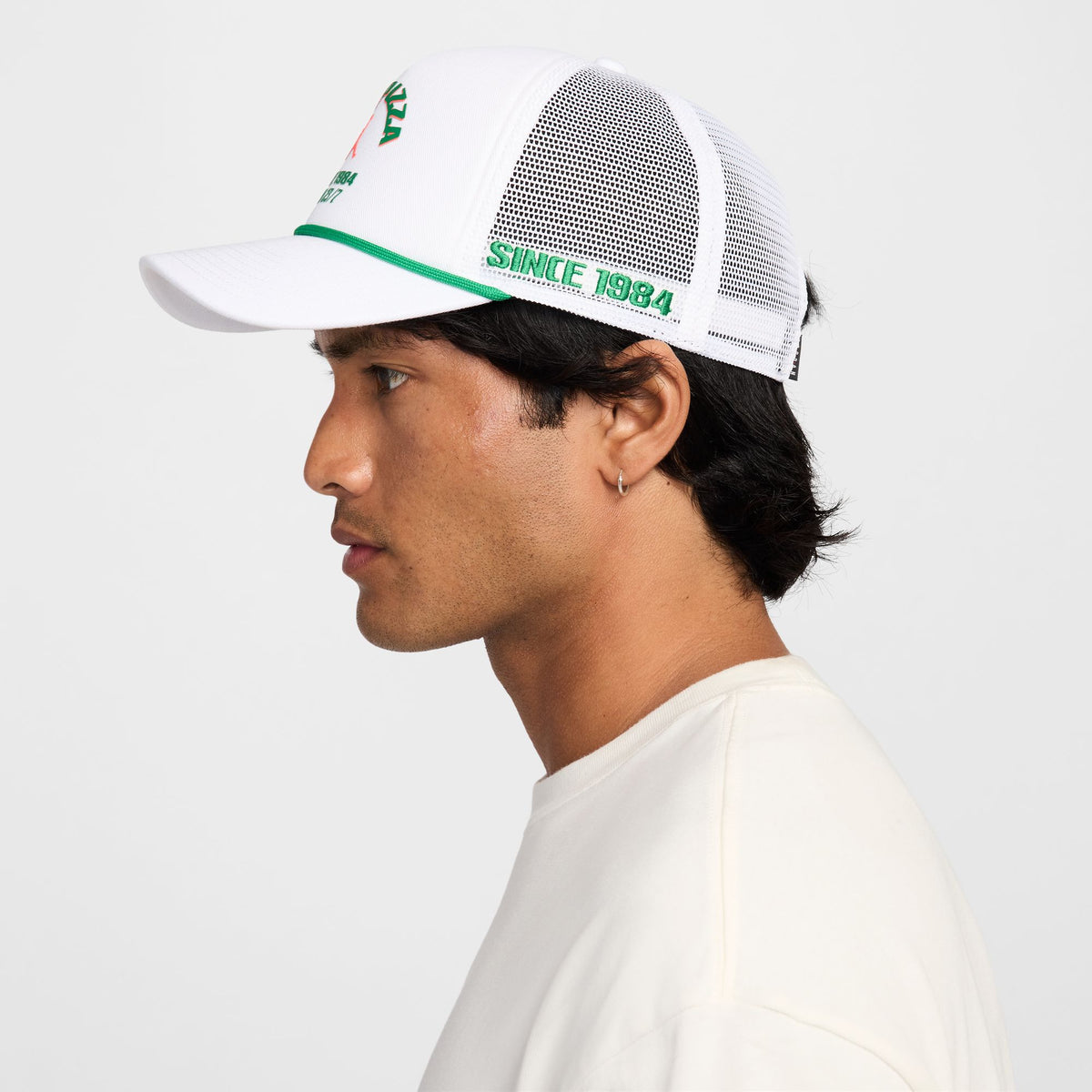 Jordan Rise Structured Trucker Cap White/Court Green/Infrared23 IF3536-100