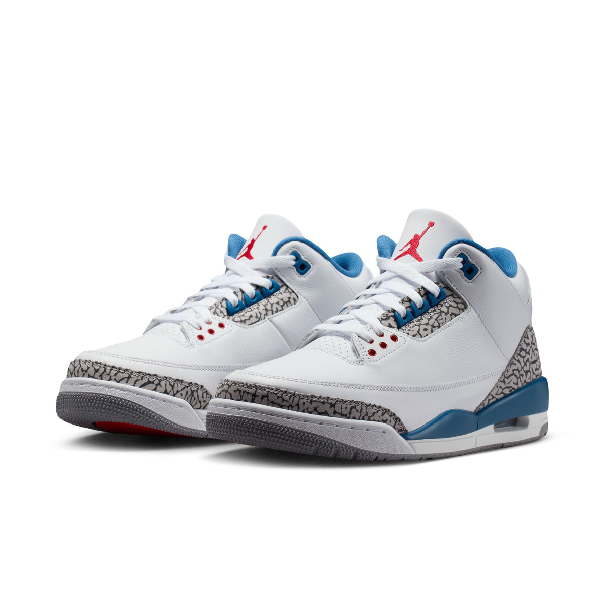 Air Jordan 3 Retro "True Blue" White/Fire Red/True Blue IF4396-104