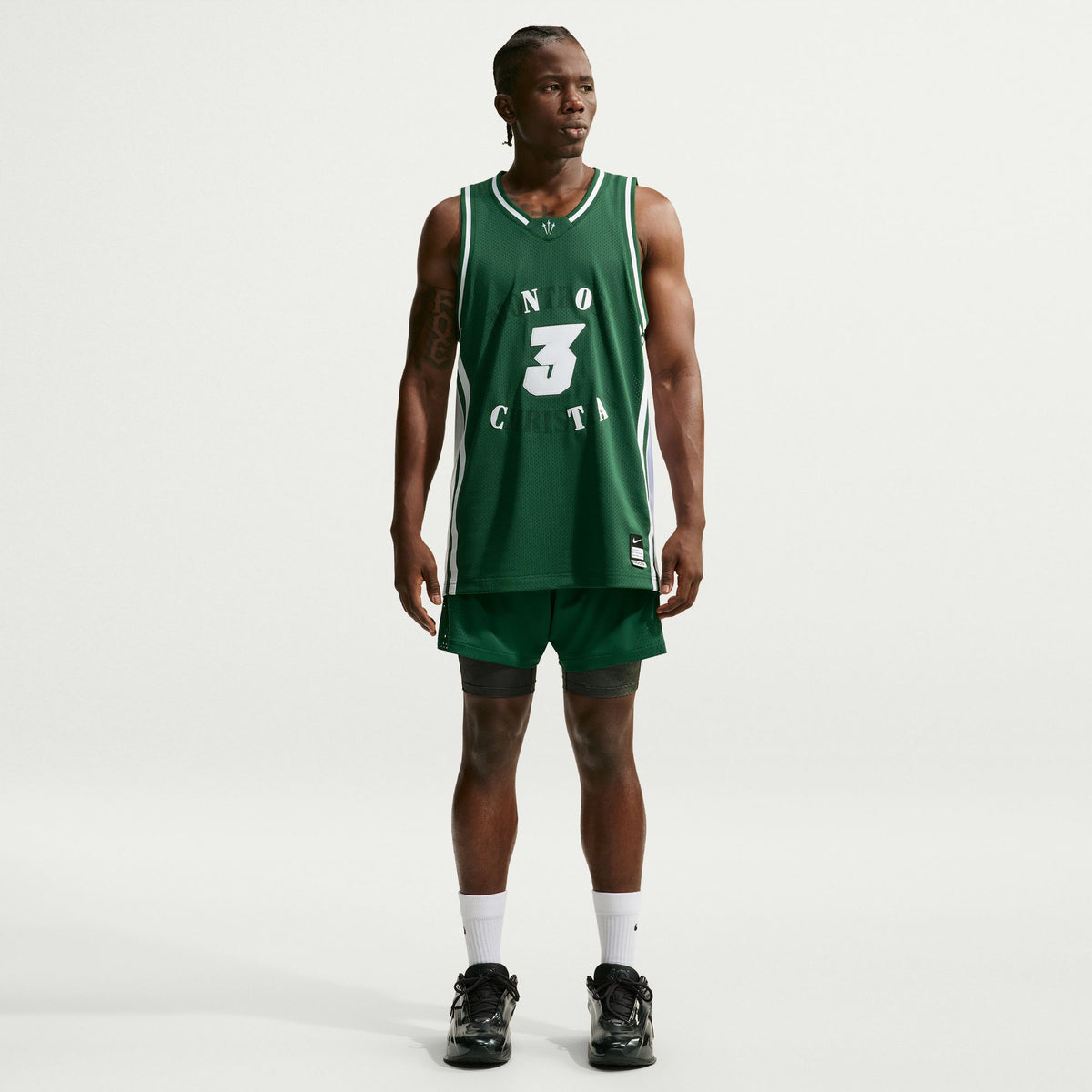 KD Basketball Jersey Gorge Green/White II0717-341