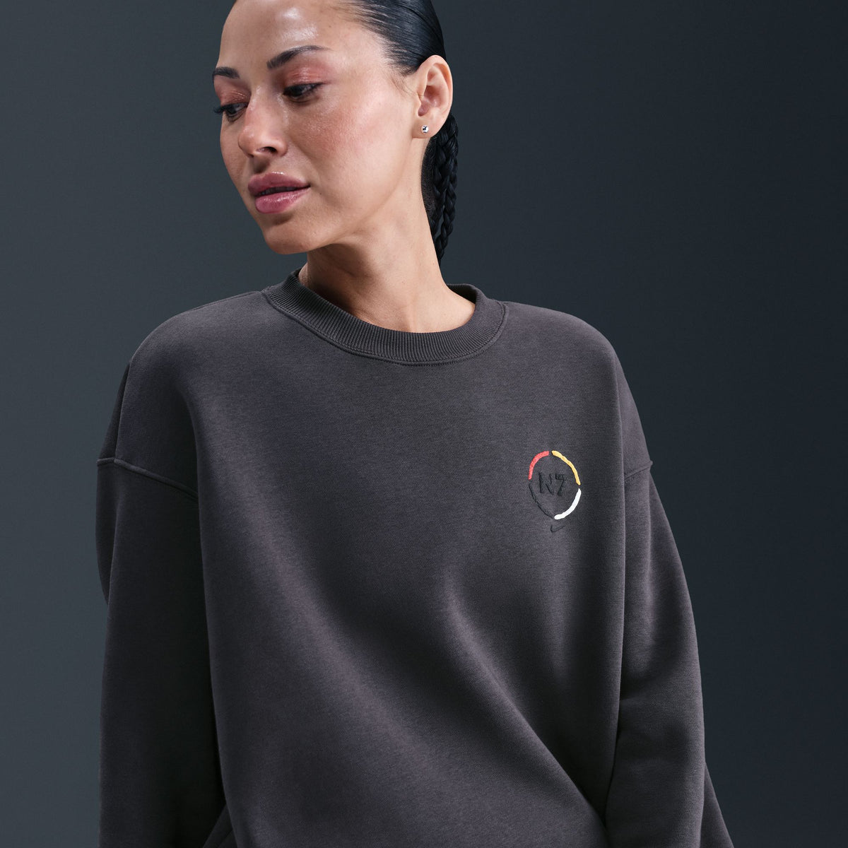 Nike W NSW Phoenix Fleece N7 Oversized Crew Anthracite II5761-060