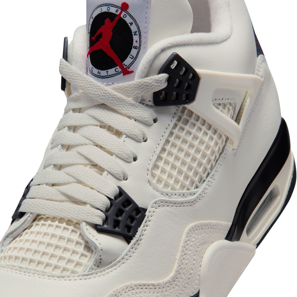 Air Jordan 4 Retro "Flight Club" - Sail/Black/University Red IM4002-100