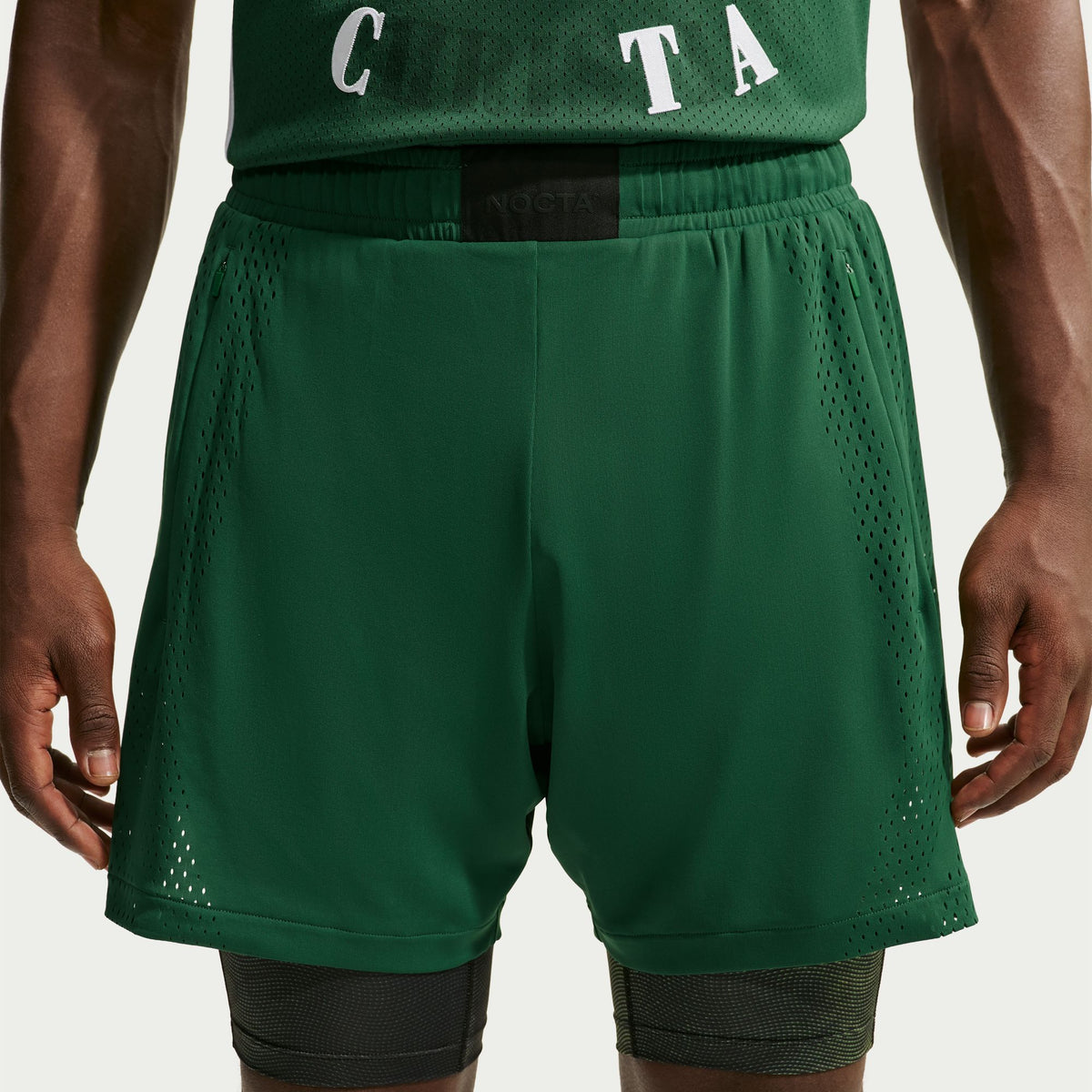 KD 2-IN-1 Shorts Gorge Green/Black IM4688-341 
