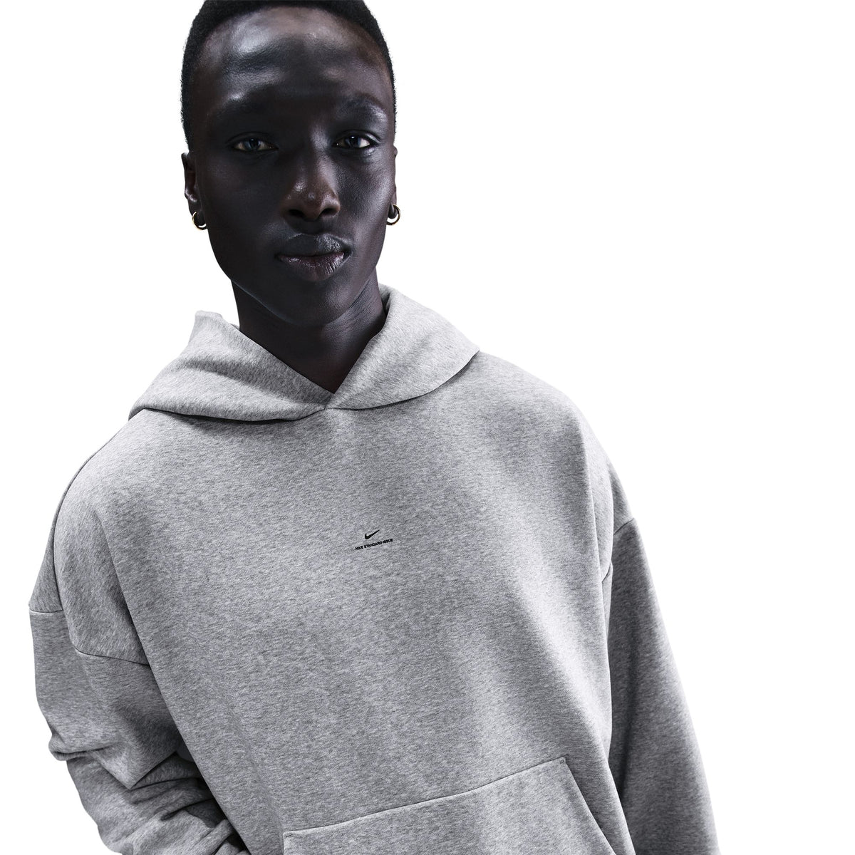 Standard Issue Therma-Fit Pullover Hoodie Dk Grey Heather/Black IM5918-063